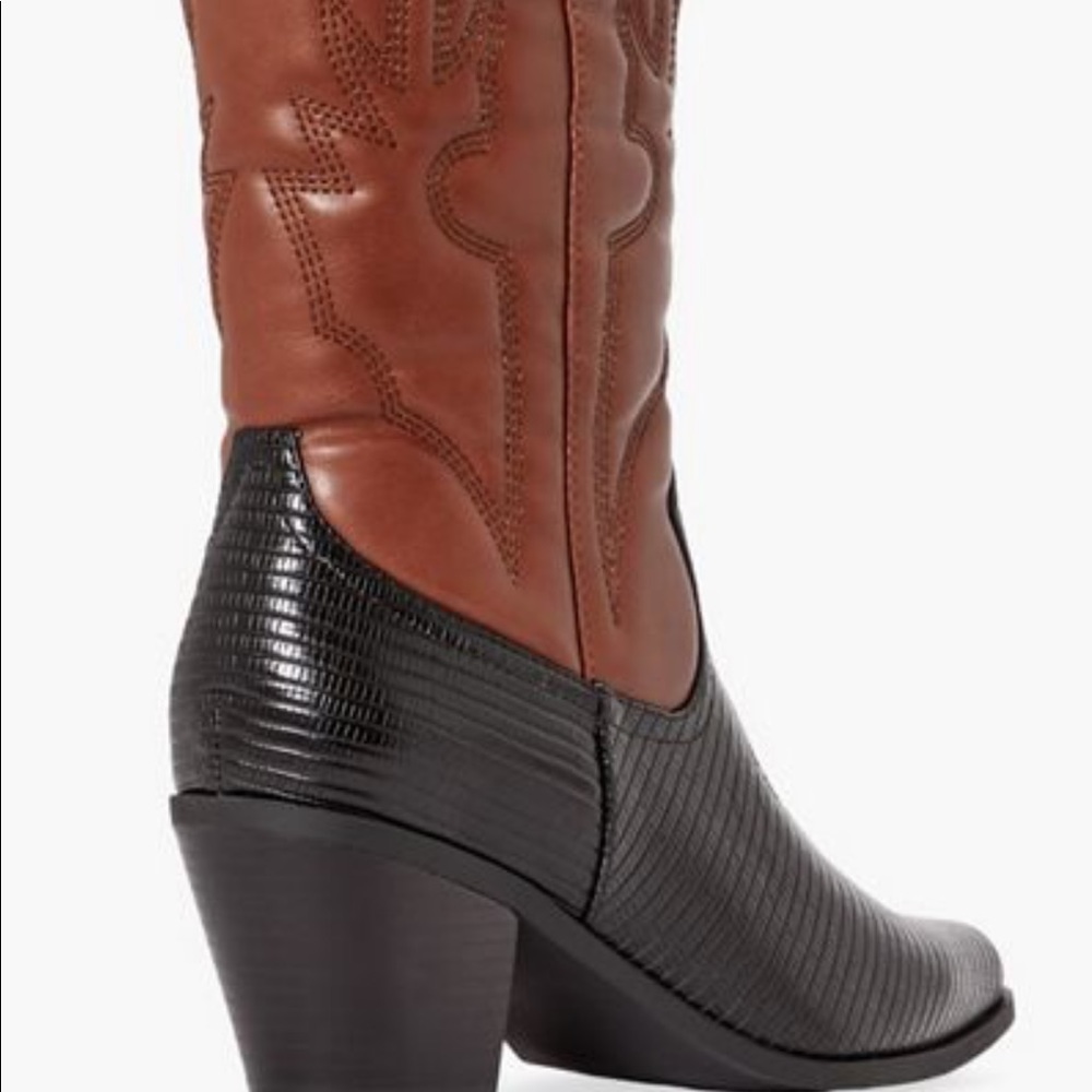 Flat boot natasha black multi